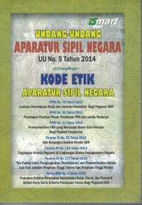 Image of Undang-Undang Aparatur Sipil Negara UU No.5 Tahun 2014