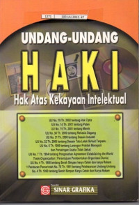 Image of Undang - Undang HAKI Hak Atas Kekayaan Intelektual