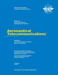 Image of Annex 10 Aeronautical Telecommunication Vol 5 - Aeronautical Radio Frequency Spectrum Utilization (E-Book)