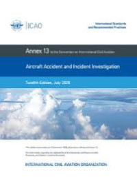 Image of Annex 13 Aircraft Accident and Incident Investigation (E-Book)