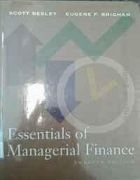 Image of Essentials of Managerial Finance Twelfth Edition