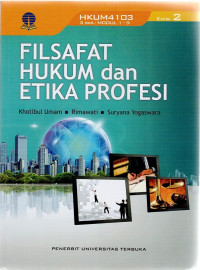 Image of FILSAFAT HUKUM dan ETIKA PROFESI