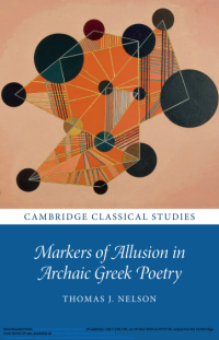 Image of Markers of Allusion in Archaic Greek Poetry (E-Book)