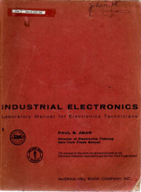 Image of Industrial Electronics Laboratory Manual for Electrnics Technicians