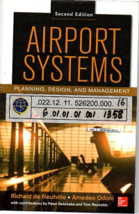Image of Airport Systems Planning, Design, And Management