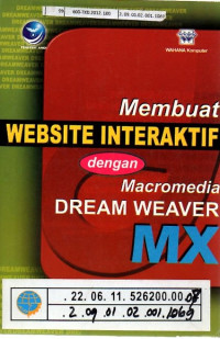 Image of Membuat WEBSITE INTERAKTIF dengan Macromedia DREAN WEAVER MX