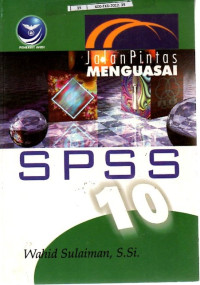 Image of Jalan Pintas Menguasai SPSS 10