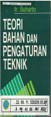 Image of Teori Bahan Dan Pengaturan Teknik
