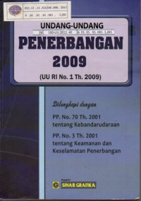 Image of Undang - Undang Penerbangan 2009